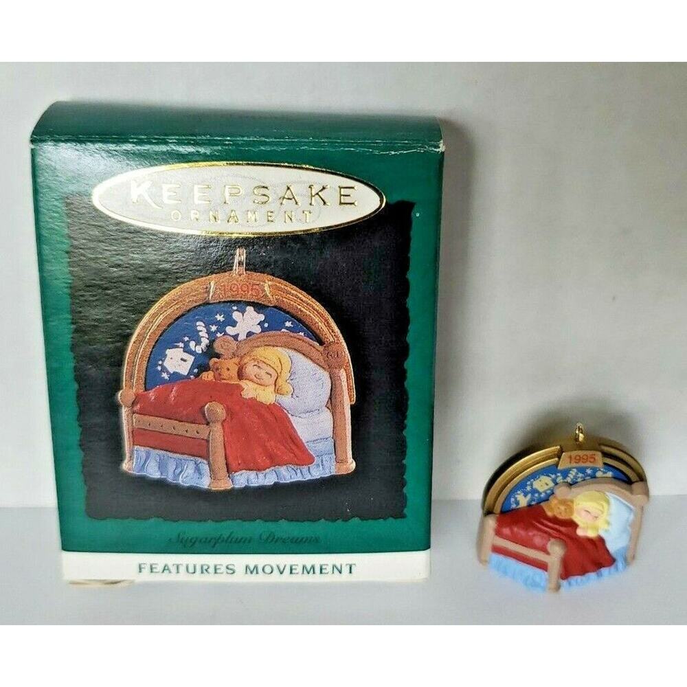 1995 Hallmark Keepsake Christmas Ornament Sugarplum Dreams‎ in Box U19